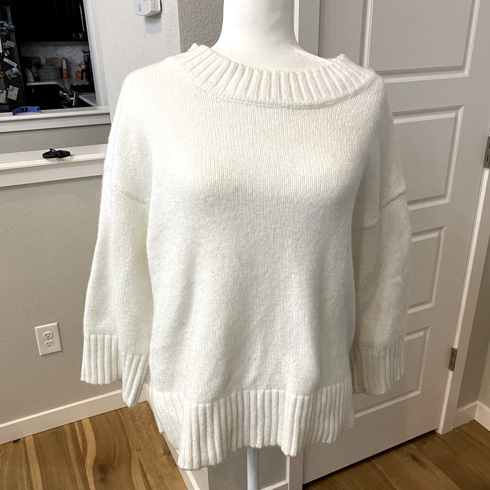 Ann Taylor White Sweater
